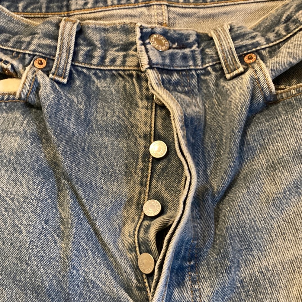 Vintage 501 Levi jeans.  Shrink to fit.  Size is 34x34